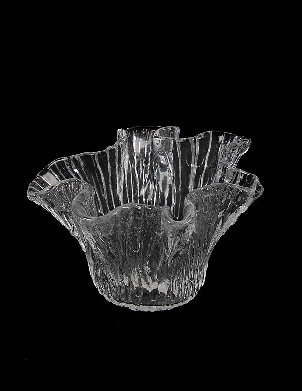 Poimutettu lasimaljakko - Maljakot ja ruukut - 10105523207 - 0