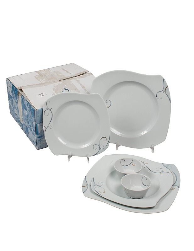 FYRKLÖVERN / APILANLEHTI Victoria astiasto, 6 osaa - Lautaset ja kulhot - 10105523248 - 0