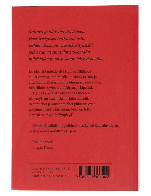 Tietoa kaikkitietäville - Lloyd, John - Tietokirjat ja oppaat - 10105523237 - 1