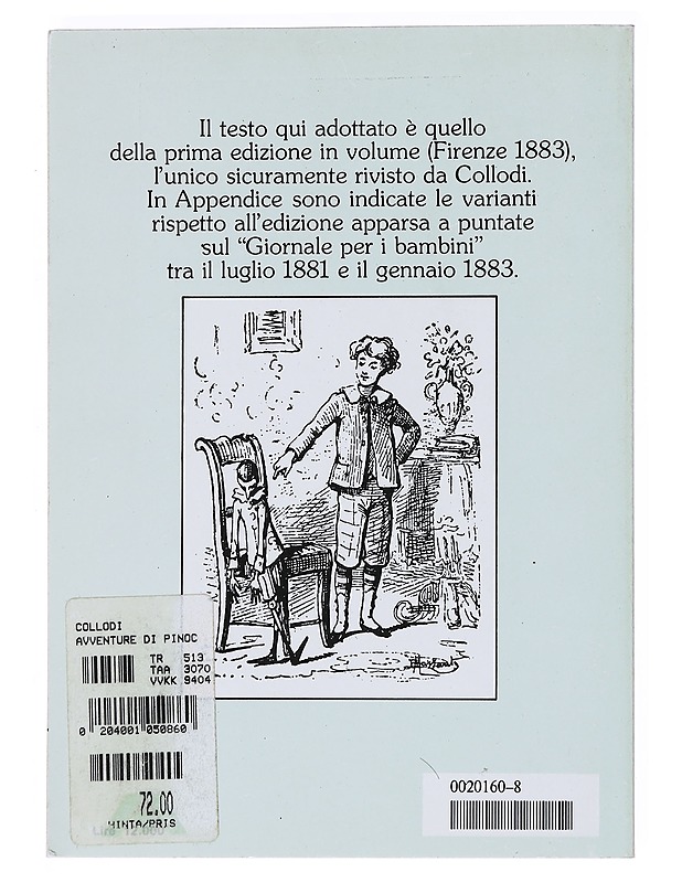 Le Avventure Di Pinocchio - Collodi, Carlo - Romaanit ja novellit - 10105523253 - 1