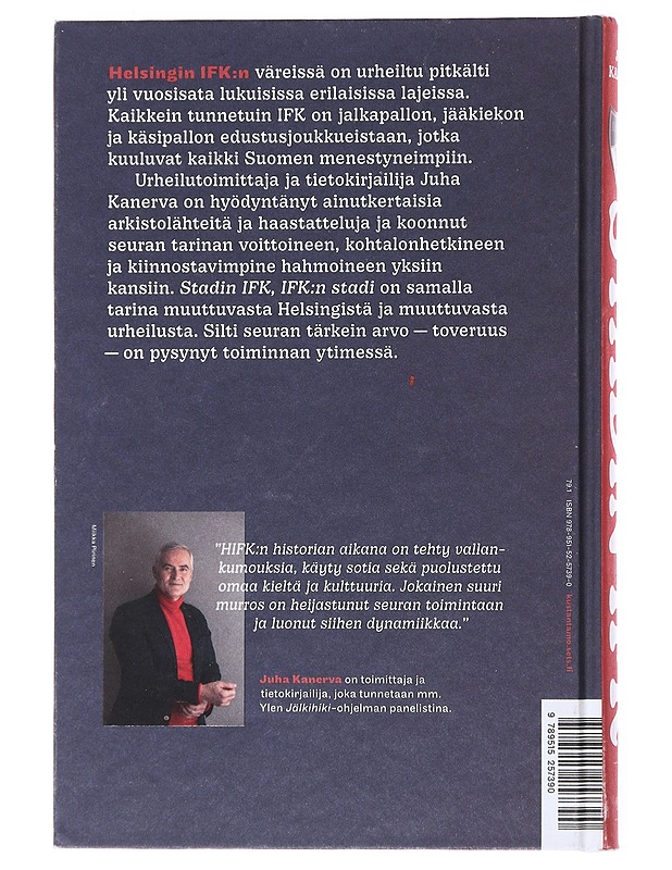 Stadin IFK, IFK:n stadi vuodesta 1897 - Juha Kanerva - Historiakirjat - 10105523275 - 1
