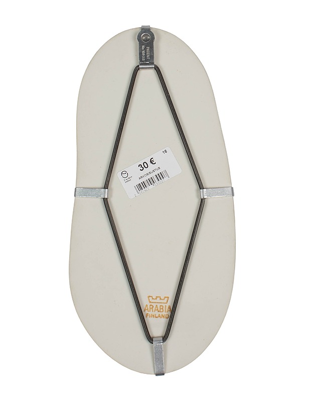 ARABIA Valkovuokot seinälaatta - Designsuosikit - 10105523284 - 1