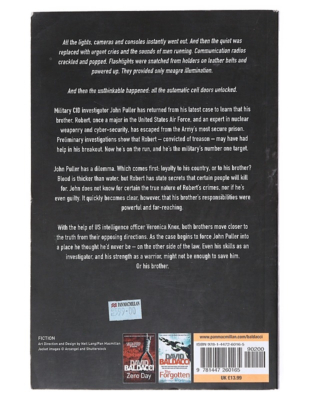 The Escape - Baldacci, David - Romaanit ja novellit - 10105523300 - 1