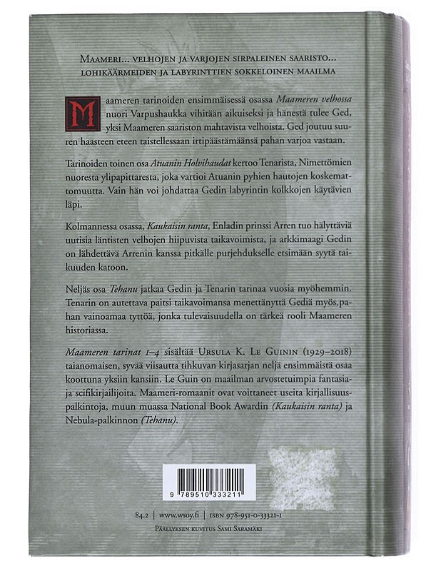 Maameren tarinat 1-4 - Le Guin, Ursula K. - Fantasia- ja scifi - 10105523320 - 1