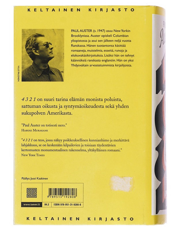 4 3 2 1 - Auster, Paul - Romaanit ja novellit - 10105523327 - 1