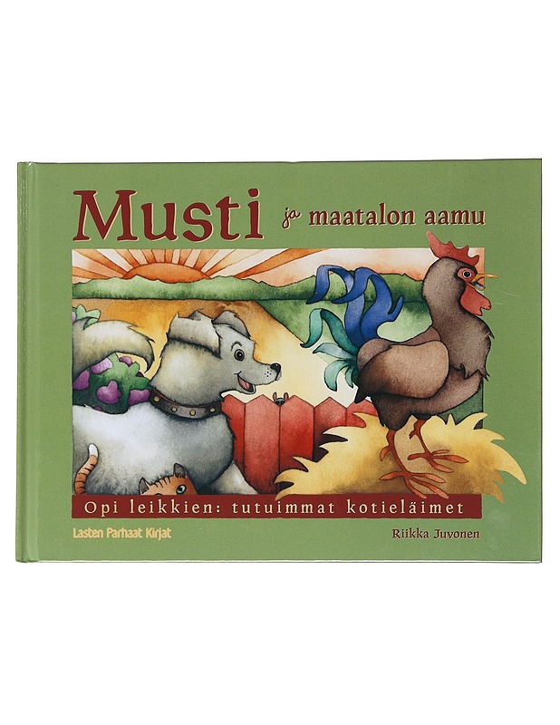 Musti ja maatalon aamu - Riikka Juvonen - Lastenkirjat - 10105523389 - 0