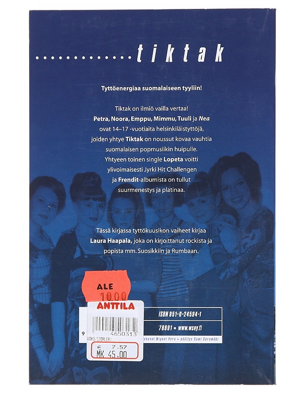 Tiktak - Laura Haapala - Elämäkerrat ja muistelmat - 10105523404 - 1