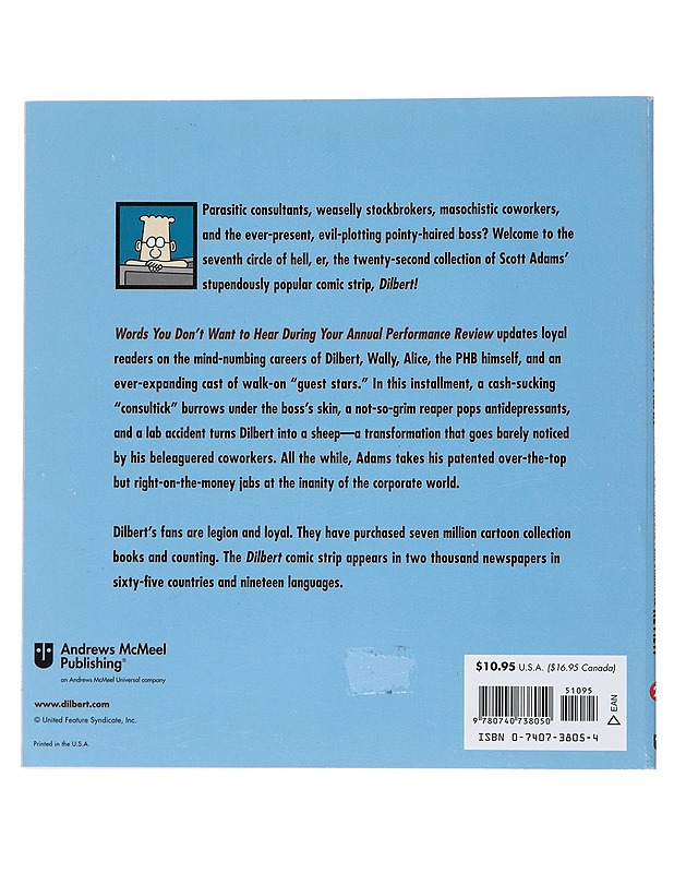 Words you don't want to hear during your annual performance review - Scott Adams - Sarjakuvat - 10105523412 - 1
