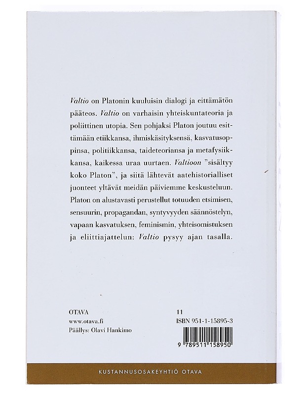 Teokset IV - Platon - Tietokirjat ja oppaat - 10105523416 - 1