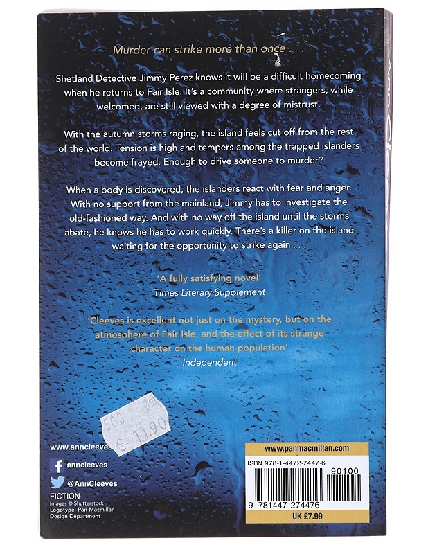 Blue Lightning - Cleever, Ann - Romaanit ja novellit - 10105523414 - 1