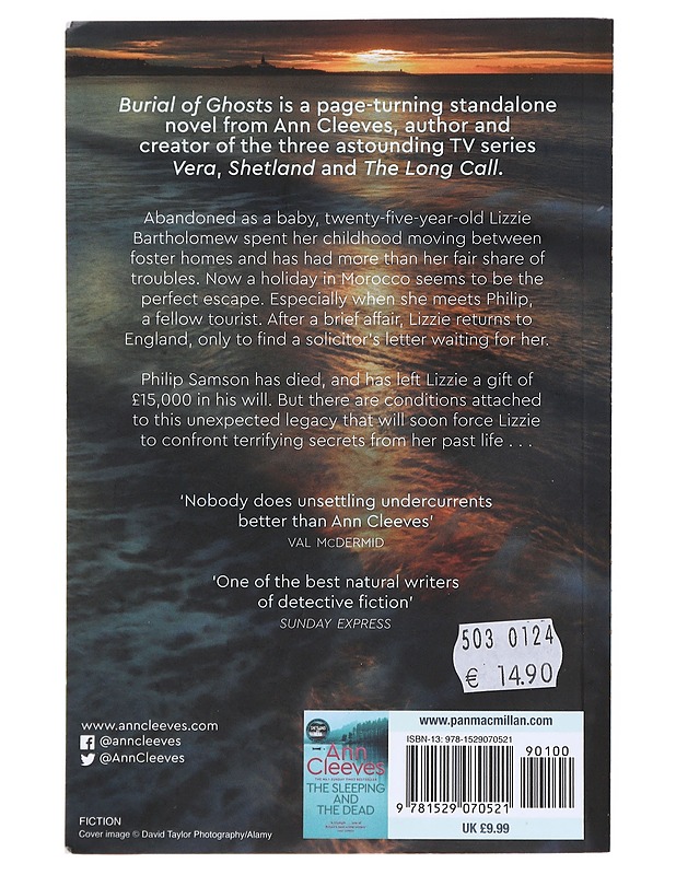 Burial of ghosts - Ann Cleeves - Jännitys ja dekkarit - 10105523437 - 1