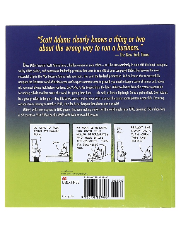 DON'T STEP IN THE LEADERSHIP : A DILBERT BOOK - ADAMS, SCOTT - Sarjakuvat - 10105523444 - 1