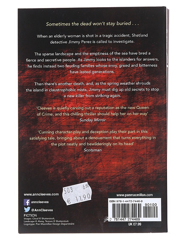 Red Bones - Cleeves, Ann - Romaanit ja novellit - 10105523448 - 1