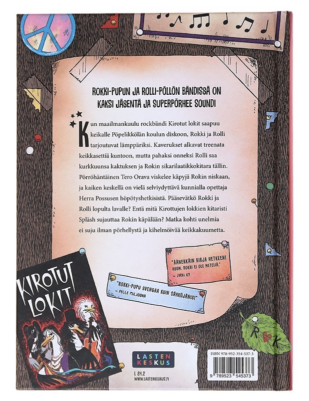 Rokki-Pupu & Rolli-Pöllö 1 : Keikkakuumetta - Leppänen, Pete - Lastenkirjat - 10105523461 - 1