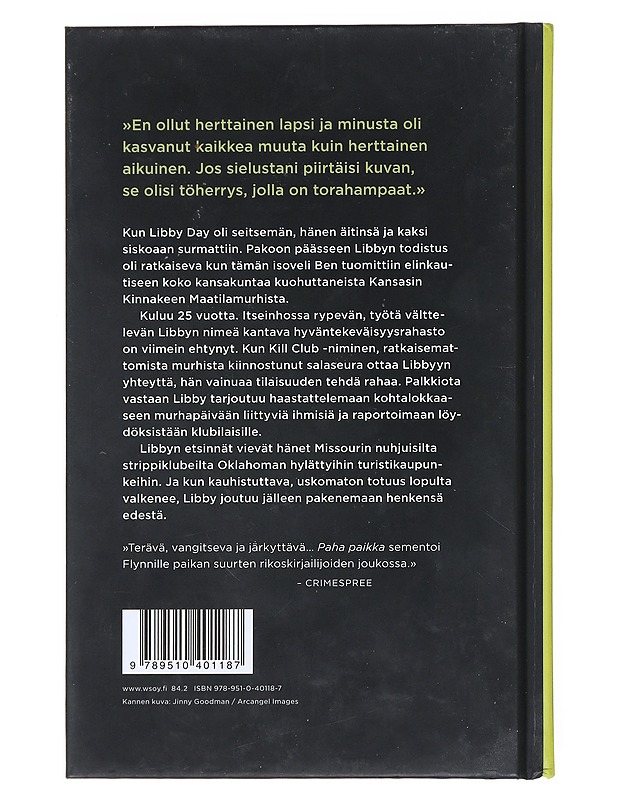 Paha paikka - Flynn, Gillian - Jännitys ja dekkarit - 10105523464 - 1