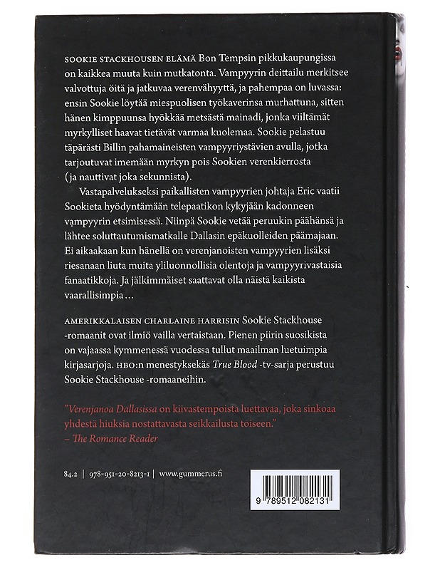 Verenjanoa Dallasissa - Harris, Charlaine - Romaanit ja novellit - 10105523466 - 1