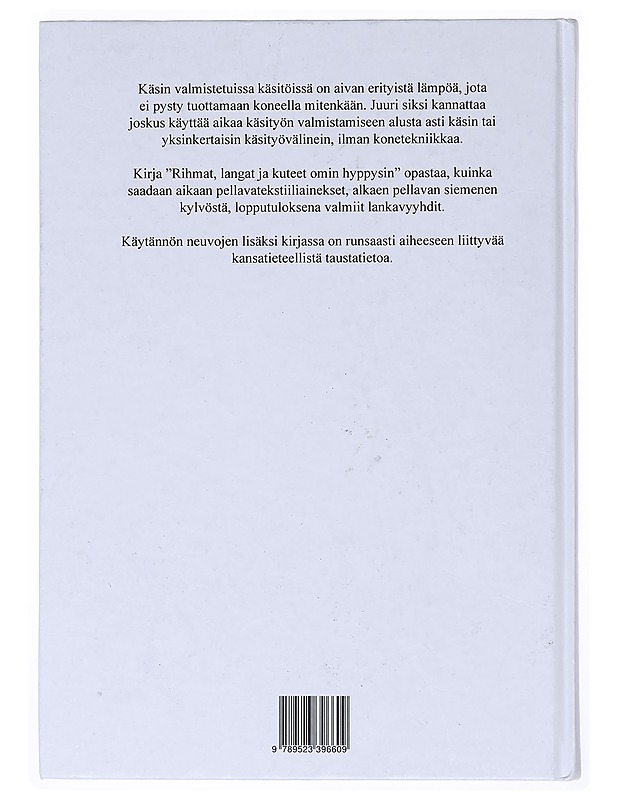 Rihmat, langat ja kuteet omin hyppysin : pellavan kasvatus, muokkaus ja kehruu - Riikka Platonova - Tietokirjat ja oppaat - 10105523543 - 1