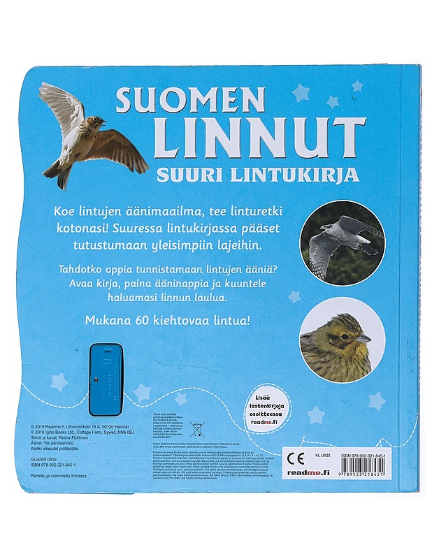Suomen linnut : suuri lintukirja - Flyktman, Reima - Lastenkirjat - 10105523553 - 1