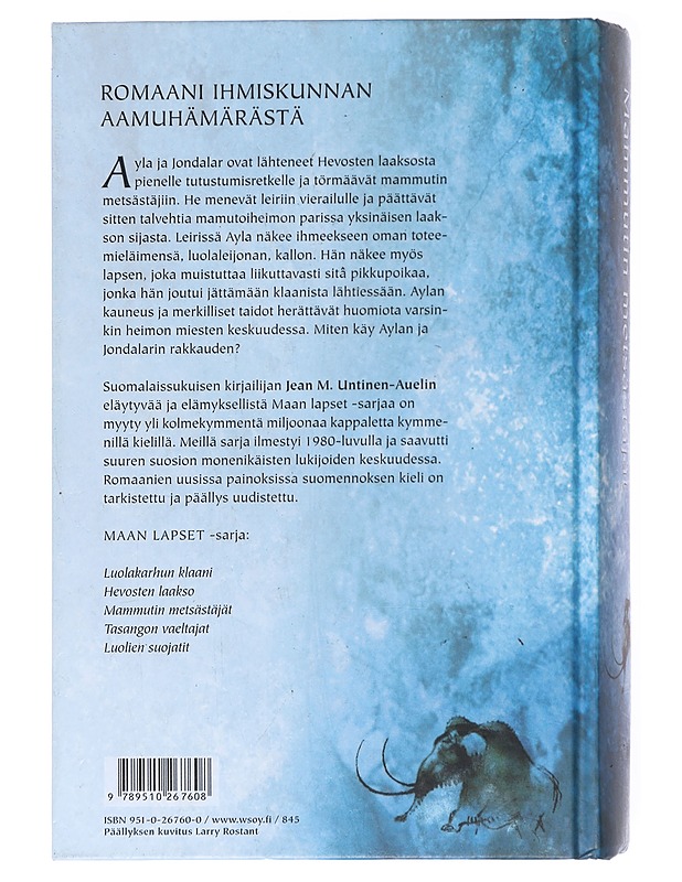 Mammutin metsästäjät - Untinen-Auel, Jean M. - Historiakirjat - 10105523597 - 1