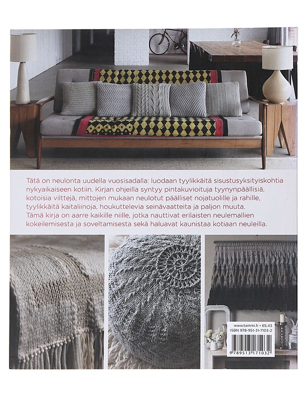 Sisusta neuleilla : Moderneja sisustusneuleita luovalla asenteella - Cross, Ruth - Tietokirjat ja oppaat - 10105523601 - 1