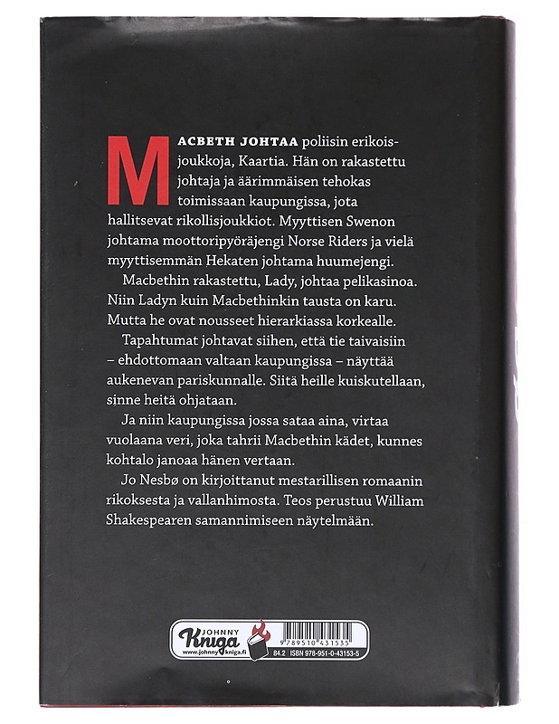 Macbeth - Nesbø, Jo - Jännitys ja dekkarit - 10105523602 - 1