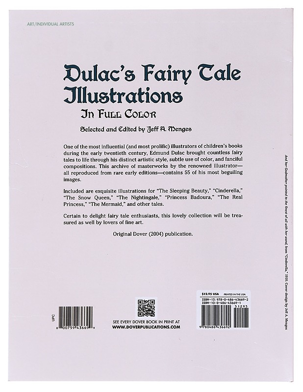 Dulac's Fairy Tale Illustrations in Full Color - Edmund Dulac - Harrastekirjat - 10105523607 - 1
