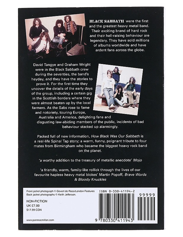 How Black Was Our Sabbath : An Unauthorized View From The Crew - Elämäkerrat ja muistelmat - 10105523612 - 1