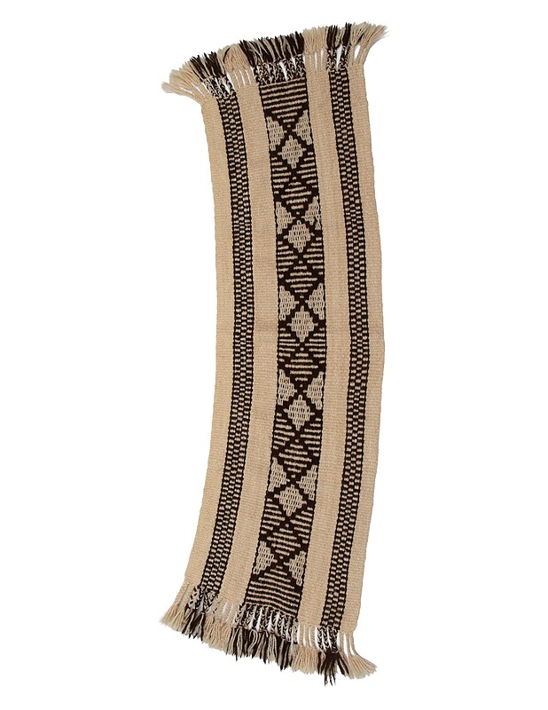 Retro kaitaliina, villaa, 45x140 cm, II-laatu - Pöytäliinat - 10105523620 - 0