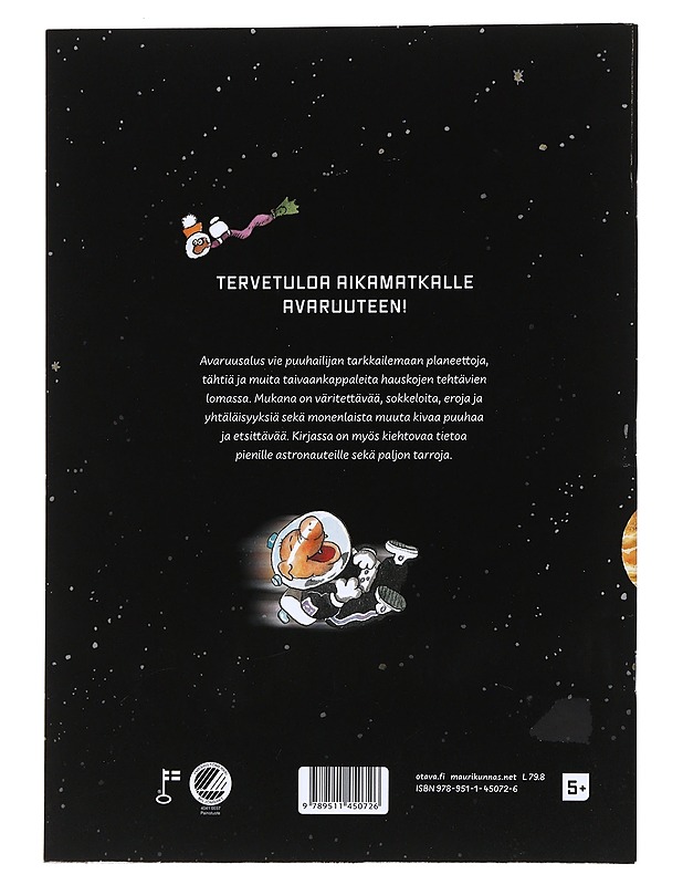 Avaruuspuuhakirja - Kunnas, Mauri - Lastenkirjat - 10105523623 - 1