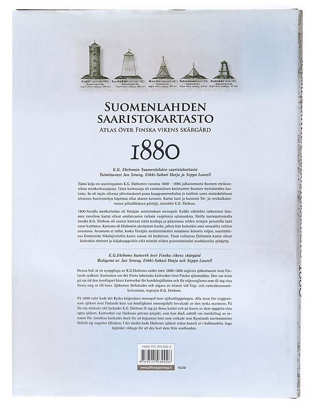 Suomenlahden saaristokartasto 1880 - Strang, Jan - Historiakirjat - 10105523728 - 1