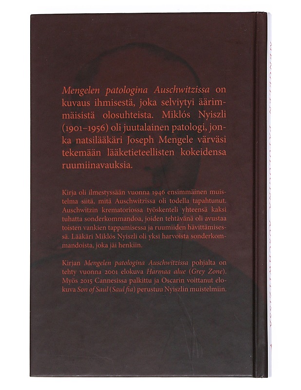 Mengelen patologina Auschwitzissa - Nyiszli, Miklós - Elämäkerrat ja muistelmat - 10105523730 - 1