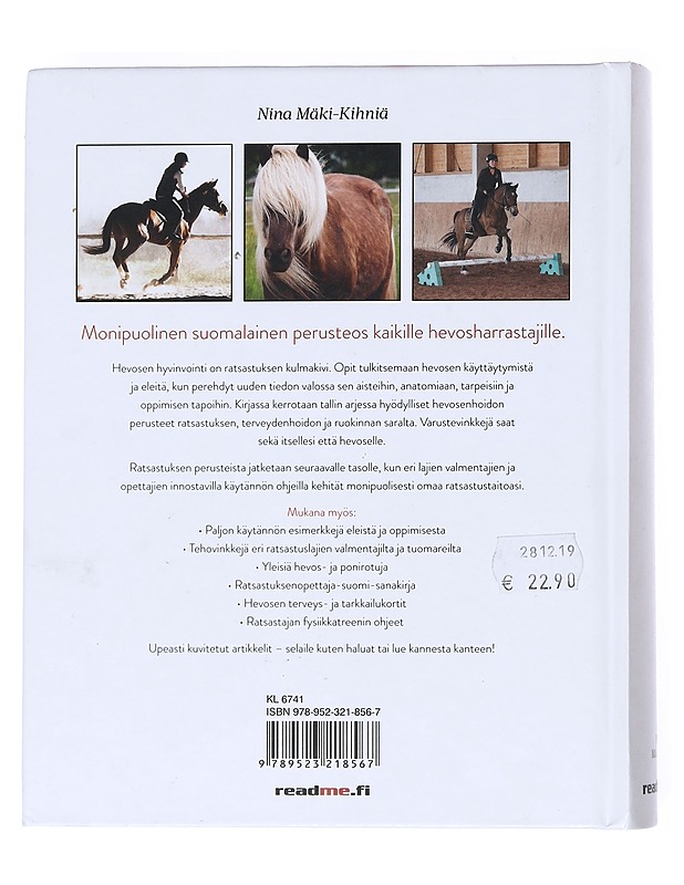 Hevonen - Nina Mäki-Kihniä - Tietokirjat ja oppaat - 10105523738 - 1