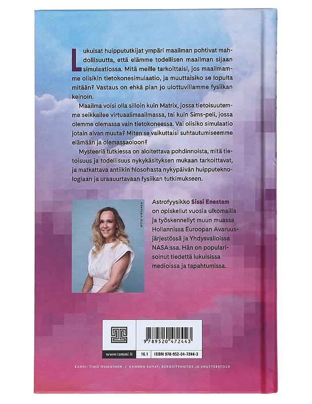 Simulaatioteoria : mitä jos todellisuus ei ole sitä mitä luulemme - Enestam, Sissi - Tietokirjat ja oppaat - 10105523762 - 1
