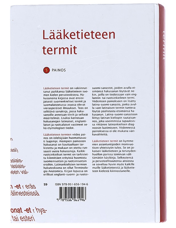 Lääketieteen termit : Duodecimin selittävä suursanakirja - Alho, Antti - Tietokirjat ja oppaat - 10105523766 - 1