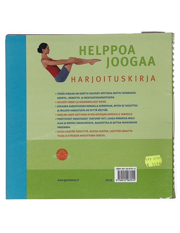 Helppoa joogaa harjoituskirja - Fraser, Tara - Tietokirjat ja oppaat - 10105523801 - 1
