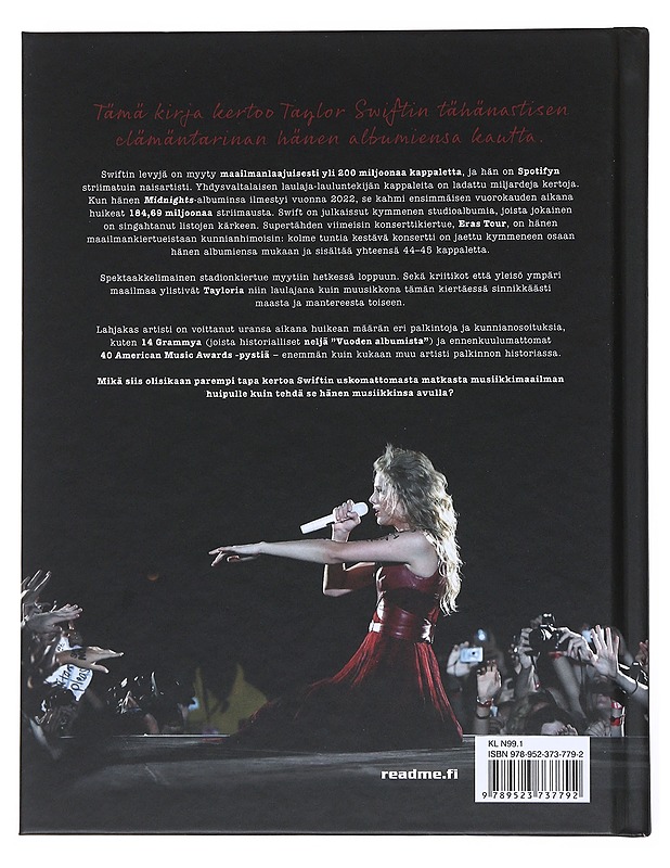 Taylor Swift - McHugh, Carolyn - Elämäkerrat ja muistelmat - 10105523835 - 1