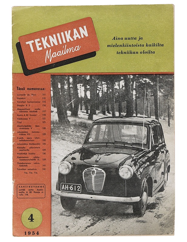 Tekniikan maailma 4/1954 - Lehdet - 10105523851 - 0