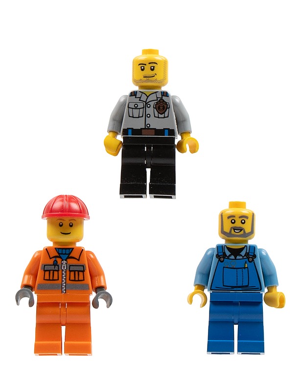 LEGO minifiguuri, 3 kpl - Lasten lelut - 10105523900 - 0