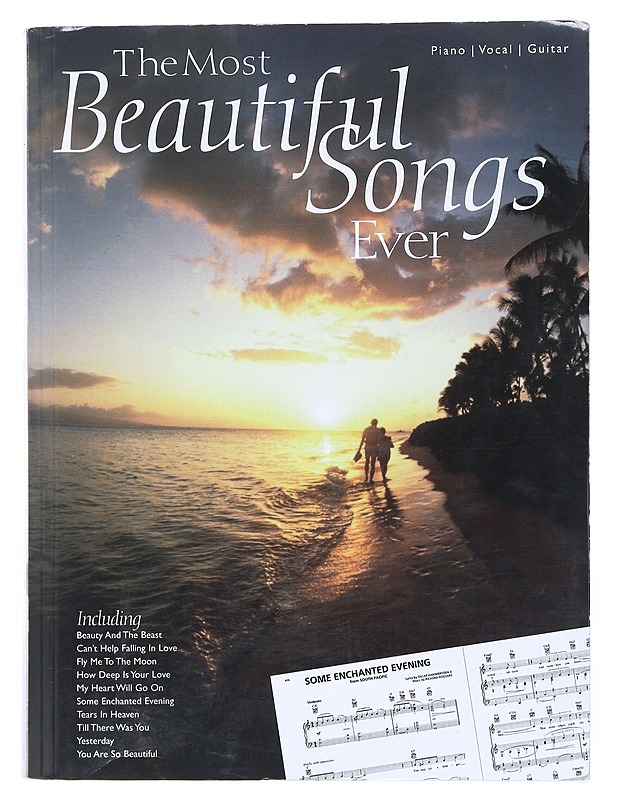 The most beautiful songs ever : piano, vocal, guitar - Musiikki- ja elokuvakirjat - 10105523947 - 0