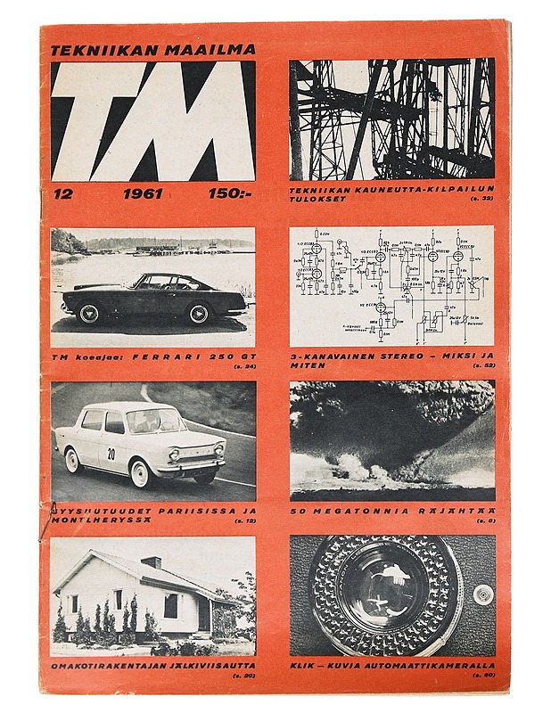 Tekniikan maailma 12/1961 - Lehdet - 10105523968 - 0