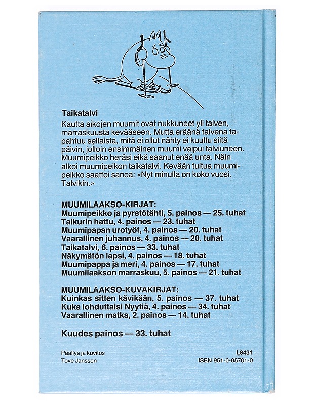 Taikatalvi - Jansson, Tove - Lastenkirjat - 10105523985 - 1