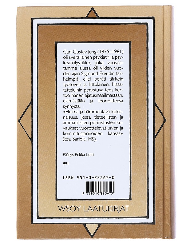 Unia, ajatuksia, muistikuvia - Jung, C. G. - Elämäkerrat ja muistelmat - 10105524013 - 1