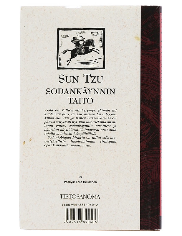 Sodankäynnin taito - Tzu, Sun - Tietokirjat ja oppaat - 10105524024 - 1