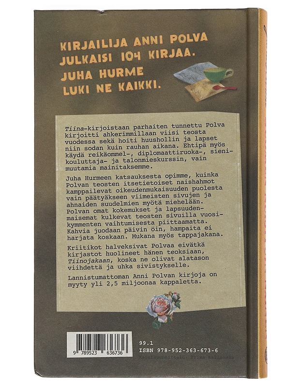Suomen nuijituin nainen : Anni Polvan elämä ja teokset - Juha Hurme - Elämäkerrat ja muistelmat - 10105524052 - 1