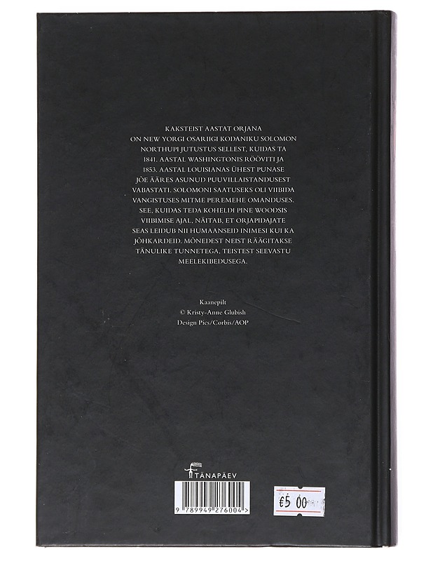 Aastat Orjana - Solomon Northup - Historiakirjat - 10105524207 - 1