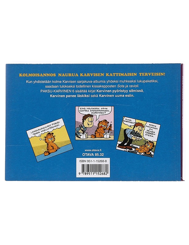 Paksu-Karvinen. 6 - Davis, Jim - Sarjakuvat - 10105524222 - 1