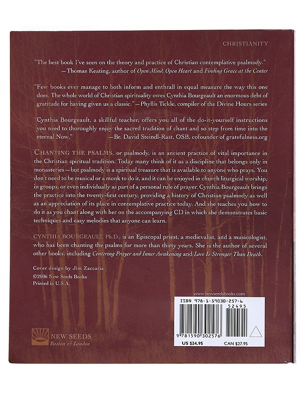 Chanting the Psalms : a practical guide with instructional CD - Cynthia Bourgeault - Tietokirjat ja oppaat - 10105524226 - 1