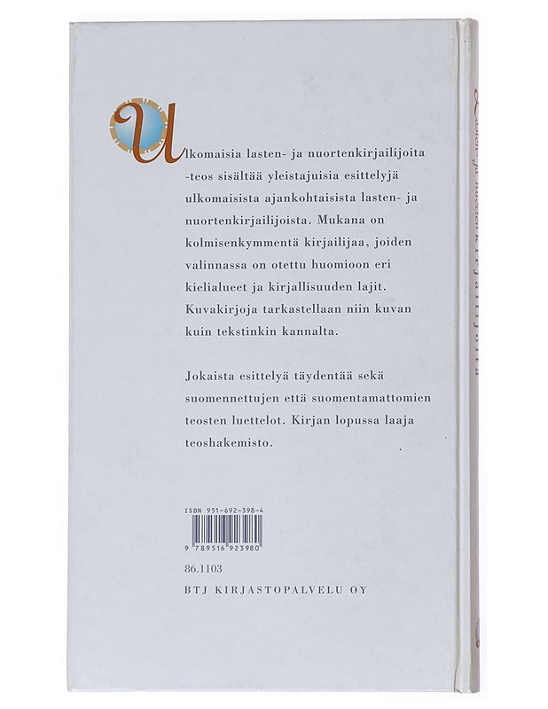 Ulkomaisia lasten- ja nuortenkirjailijoita - Bengtsson, Niklas - Nuorten kirjat - 10105524228 - 1