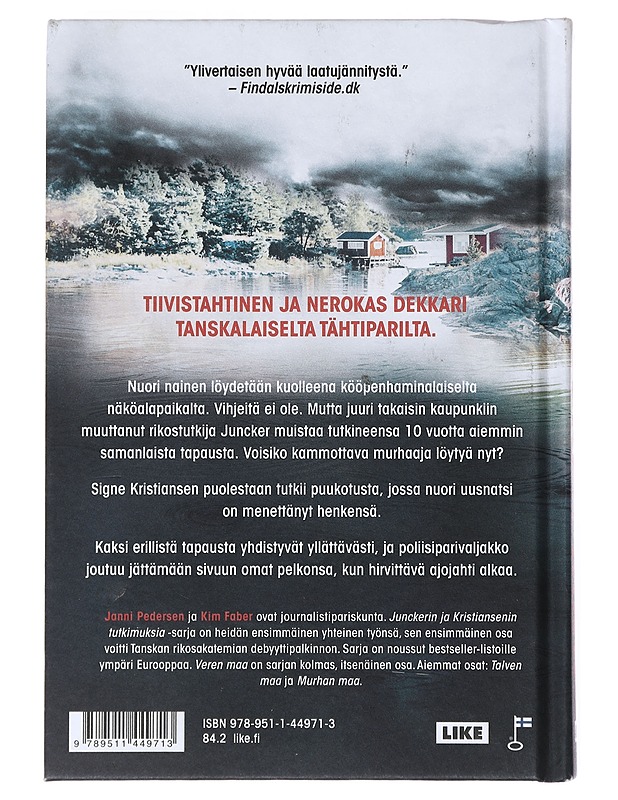 Veren maa - Faber, Kim - Jännitys ja dekkarit - 10105524240 - 1