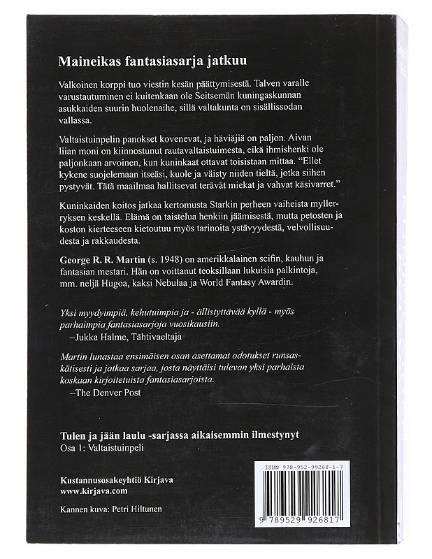 Kuninkaiden koitos - Martin, George R. R. - Romaanit ja novellit - 10105524280 - 1